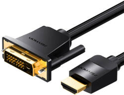 Vention Kabel HDMI do DVI (24+1) Vention ABFBF 1m, 4K 60Hz/ 1080P 60Hz (Czarny) (ABFBF) - scom