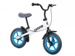 Inlea4Fun Bicicletă fără pedale pentru copii cu frână - GIMMIK Nemo 11" - albastru (IA-KX3983)