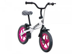 Inlea4Fun Bicicletă fără pedale pentru copii cu frână - GIMMIK Nemo 11" - roz (IA-KX3983_1)