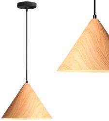 Toolight Szerszámlámpa, mennyezeti lámpa 1xE27 APP1442-1CP, világos fa, OSW-01278 (OSW-01278)