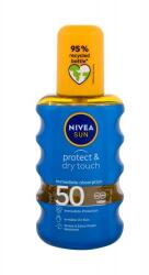 Nivea Sun Protect & Dry Touch Invisible Spray SPF50 pentru corp 200 ml unisex