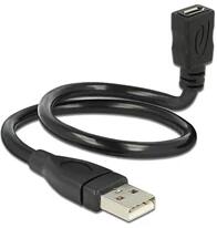 Delock 83921 ShapeCable 0, 35m USB 2.0 A apa/USB 2.0 Micro-B anya kábel (83921)
