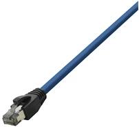 LogiLink CQ8026S Patch kábel PrimeLine, Cat. 8.1, S/FTP, kék, 0, 5 m (CQ8026S)