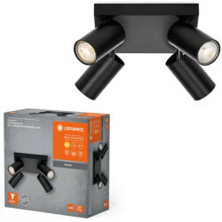 OSRAM fekete spot lámpa 4 foglalattal (Octagon) (4058075828520)