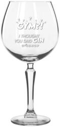 Gin Tonic koktélpohár feliratos Gym 580ml