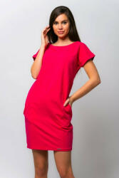 Victoria Moda Oldalzsebes mini ruha - Pink - S/M
