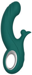 Chisa-novelties Chisa Kissen Raider Dual Vibration + Thrusting Green Vibrator