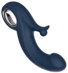 Chisa-novelties Chisa Kissen Fury Double Vibration + Stimulation with Power Boost Blue Vibrator