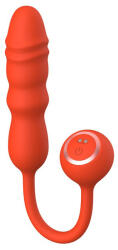 Chisa-novelties Chisa Kissen Glitz Vibration + Thrusting Dual Orgasm Vibrator Red Vibrator