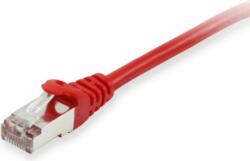 Equip S/FTP CAT6a Patch kábel 0.25m - Piros (606501)