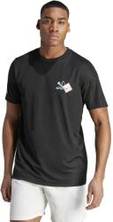 adidas Performance adidas Court Sport Graphic T-Shirt XL | Bărbați | Tricouri | Negru | II5918