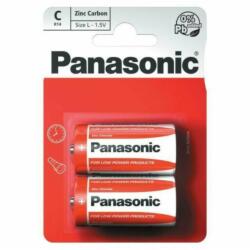 Panasonic Baterii Panasonic Red Zinc Carbon R14, Blister 2 Bucati (MAGTISS0022) Baterii de unica folosinta