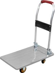  Acél raktárkocsi, kézikocsi 58x40cm, 75kg teherbírás (SP-58x40)