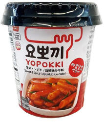  Yopokki édes és csípős Tteokbokki pohárban 140g