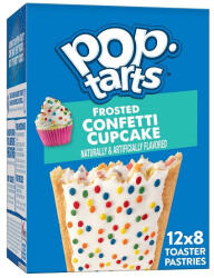 Kelloggs Pop Tarts Frosted Confetti Cupcake sütemény 384g