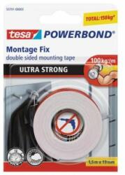 tesa Bandă adezivă de montaj ultra-rezistentă TESA Powerbond 19mm x 1.5m