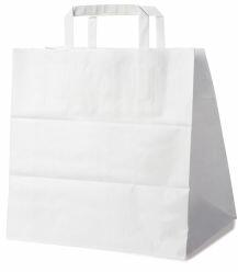WIMEX Pungă de hârtie (FSC Mix) albă 32+21 x 33 cm [50 buc]
