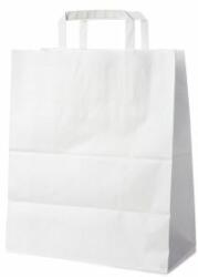 WIMEX Pungă de hârtie albă 32+16 x 39 cm [50 buc]