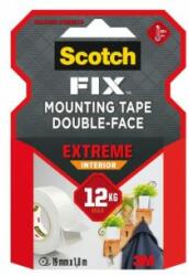 3M Bandă adezivă, față-verso, extra puternică, 19 mm x 1, 8 m, 3M SCOTCH "Extreme Interior
