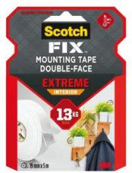3M Bandă adezivă de montare Scotch pentru interior, super rezistentă, 19 mm x 5 m