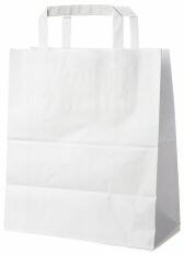 WIMEX Pungă de hârtie (FSC Mix) albă 22+10 x 28 cm [50 buc]
