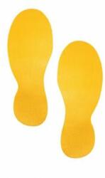 Durable Marcaje de podea `FOOTPRINTS`, galbene, 5 perechi
