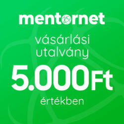Szolgáltatás MentorNet vásárlási utalvány 5.000 Ft értékben (VASU5000)