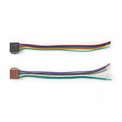 Nedis ISO adapter kábel | ISO kompatibilis: Normál | 0.15 m | Kerek | PVC | Doboz (CAGBISOSTANDVA)