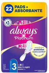 Always Platinum Day & Night Szárnyas Egészségügyi Betét, 22 db - bevasarlas