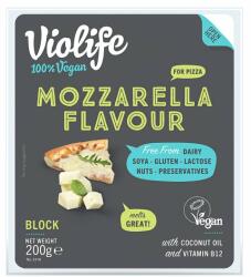 Violife mozzarella ízesítésű tömb pizzához 200 g