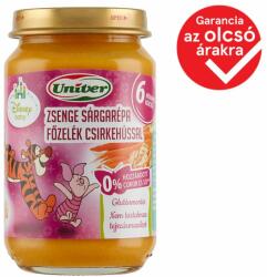 Univer zsenge sárgarépa főzelék csirkehússal bébiétel 6 hónapos kortól 163 g - bevasarlas