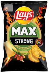 Lay's Max Strong sajt és csípőspaprika ízű burgonyachips 120 g - bevasarlas