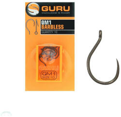 Guru QM1 Hook size 12 (Barbless/Eyed) (GQ12) - etetoanyag