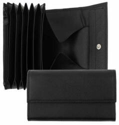 Choice Uniszex fekete bőr brifkó, pénztárca 18 × 10, 5 cm (833458-002)