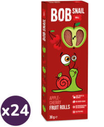 Bob Snail alma-meggy gyümölcstekercs (24x30 g) - beauty