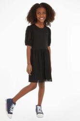 Tommy Hilfiger gyerek ruha fekete, mini, harang alakú - fekete 122