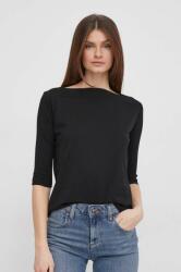 Sisley t-shirt női, fekete - fekete L - answear - 9 690 Ft