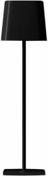 V-TAC napelemes asztali akkus lámpa, IP65, mágneses gömbcsuklóval, CCT, fekete - SKU 23413 (23413)
