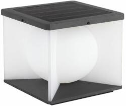 V-TAC négyzet 30cm magas napelemes lámpa, távirányítóval, meleg fehér -SKU 23352 (23352)