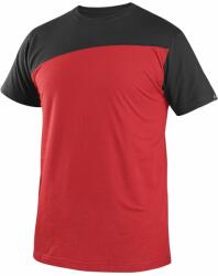 CXS Férfi póló CXS OLSEN - Piros / fekete | 3XL (1610-404-260-97)