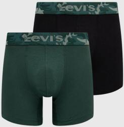 Levi's boxeralsó 2 db zöld, férfi - zöld XL - answear - 10 790 Ft