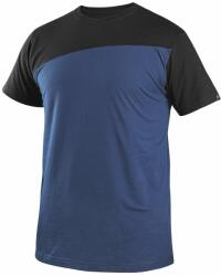 CXS Férfi póló CXS OLSEN - Olajzöld / fekete | 2XL (1610-404-619-96)
