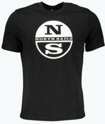 North Sails Tricou barbati cu imprimeu cu logo si croiala Regular fit negru (FI-902833000_NE0999_S)