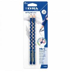 LYRA Creion cu mina grafit, slim HB, 2 buc. /set, Groove LYRA (13183)