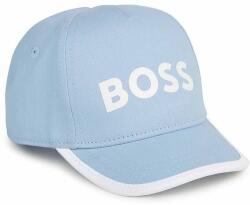 BOSS gyerek pamut baseball sapka nyomott mintás - kék 42 - answear - 7 890 Ft