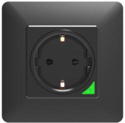 SOLO Smart socket WP1 fekete műanyag keret