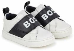 Boss gyerek bőr sportcipő fehér - fehér 30 - answear - 37 790 Ft
