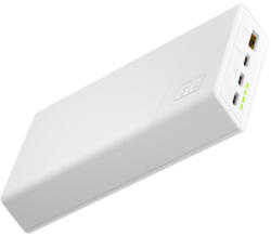 Green Cell GC PowerPlay 20S White Power Bank 20000mAh 22.5W PD USB C Fast Charging Portable powerbank mobiltelefon töltő iPhone 15 14 (PBGC03SW)