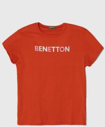 Benetton gyerek pamut póló narancssárga - narancssárga 168 - answear - 4 490 Ft