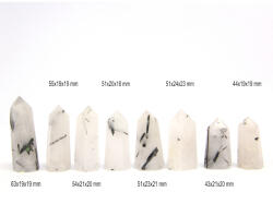 Obelisc Cuart cu Turmalina Neagra Minerala Naturala - (XXL) - 1 Buc - concepttropic - 19,00 RON